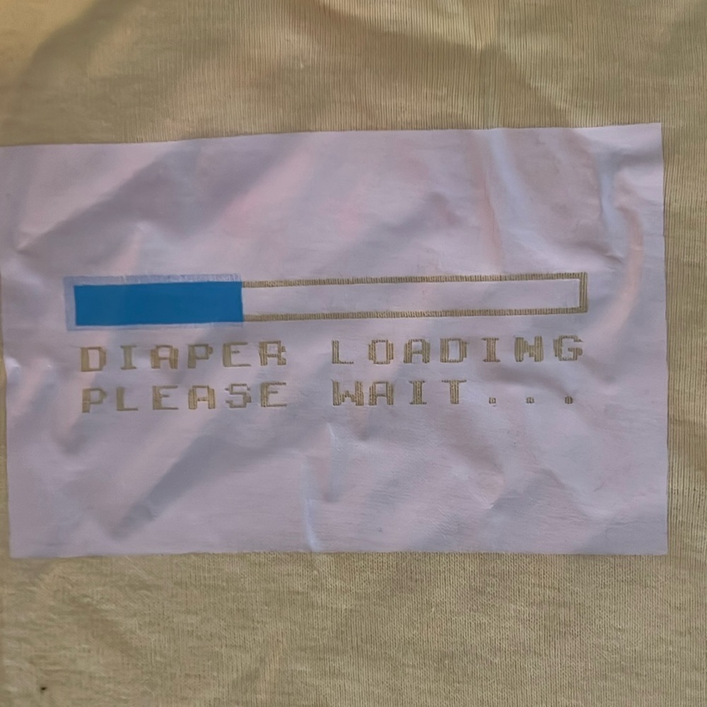 Diaper Loading Baby Onesie